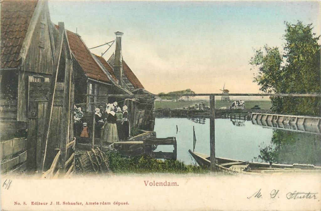 701-323-027 Volendam, Ophalen of Verzenden, Voor 1920, Noord-Holland
