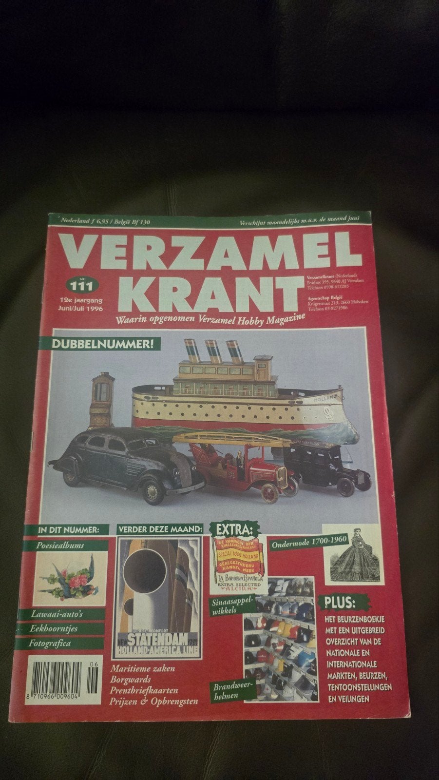 Verzamelkrant Dubbelnummer Juni/Juli 1996 - Hobby Magazine, Ophalen of Verzenden