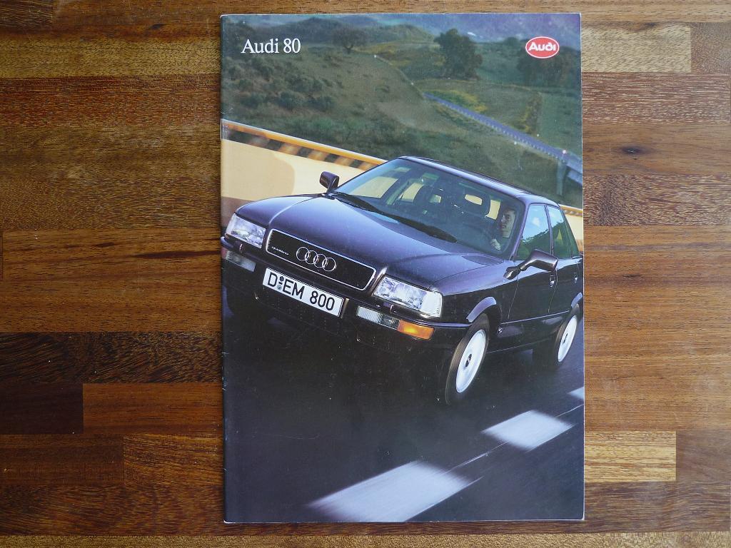 Audi 80 (1993/1994, Engels), Ophalen of Verzenden, Nieuw, Audi