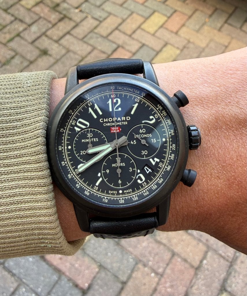 Chopard Mille Miglia black ref. 168589-3028, Sieraden, Tassen en Uiterlijk, Horloges | Heren, Overige merken, Chopard, Leer, Polshorloge