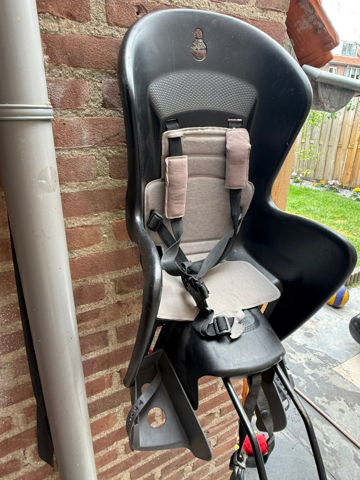 Stevige Achterzitje voor Kinderen - Zwart, Fietsen en Brommers, Fietsaccessoires | Fietsstoeltjes, Ophalen, Achterzitje, 9 t/m 18 kg