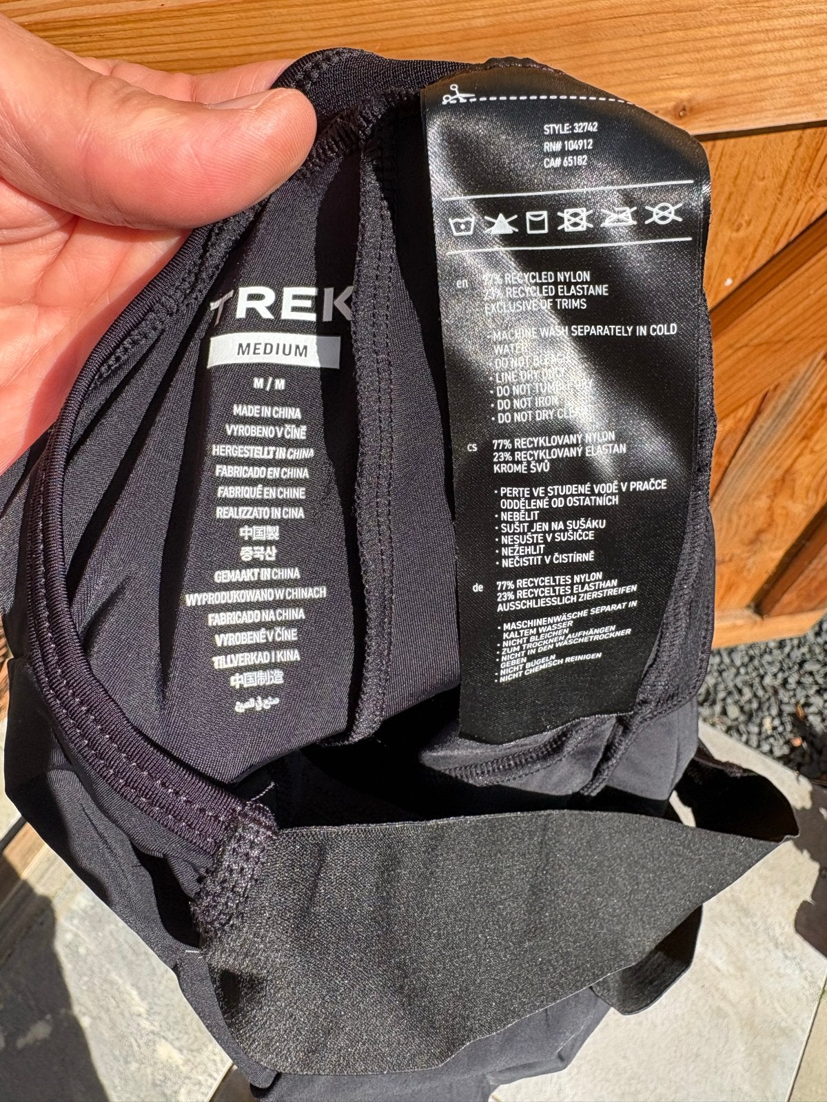 Trek Fietsbroek met Bretels - Maat M, Ophalen, Onderkleding, Zo goed als nieuw, Heren