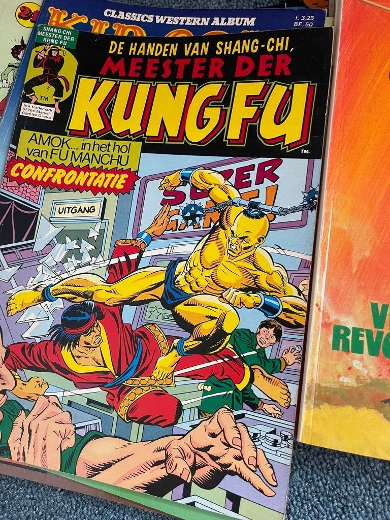 Diverse stripboeken: Superman, Kung Fu, Flintstones., Diverse auteurs, Meerdere stripboeken, Ophalen, Gelezen