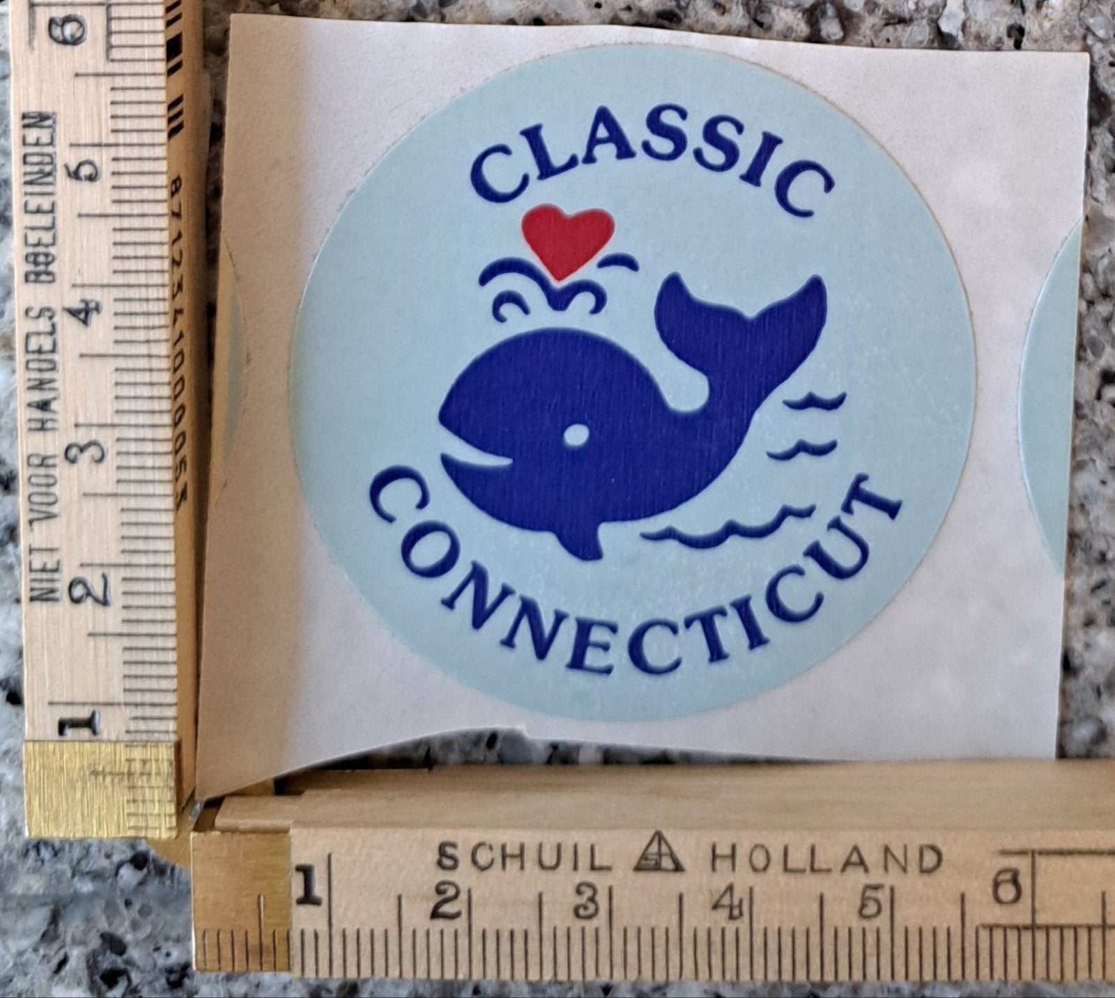 3 stickers plaatsen uit Amerika Connecticut Arizona USA, Ophalen of Verzenden, Zo goed als nieuw