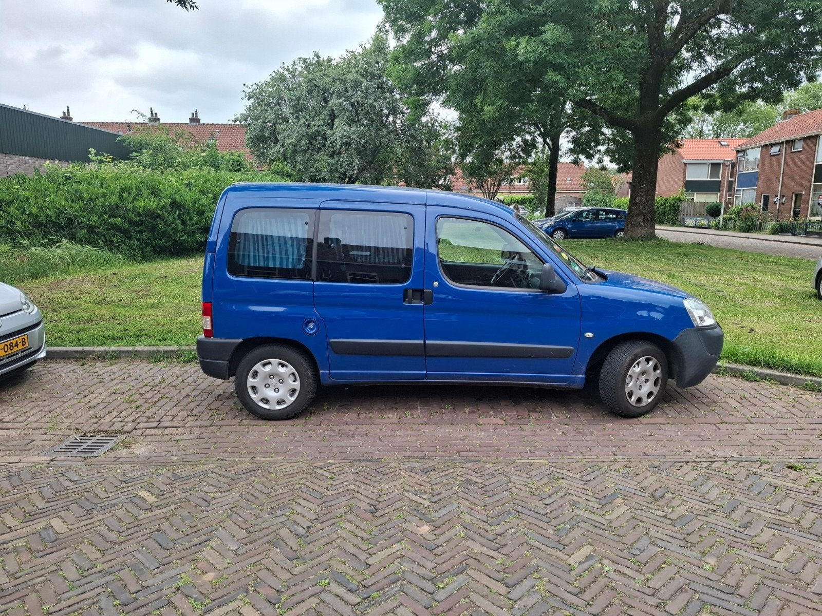 Peugeot Partner 1.4 Combi 2007 Blauw minicamper let op!, Auto's, Peugeot, Voorwielaandrijving, Blauw, 49 €/maand, Handgeschakeld