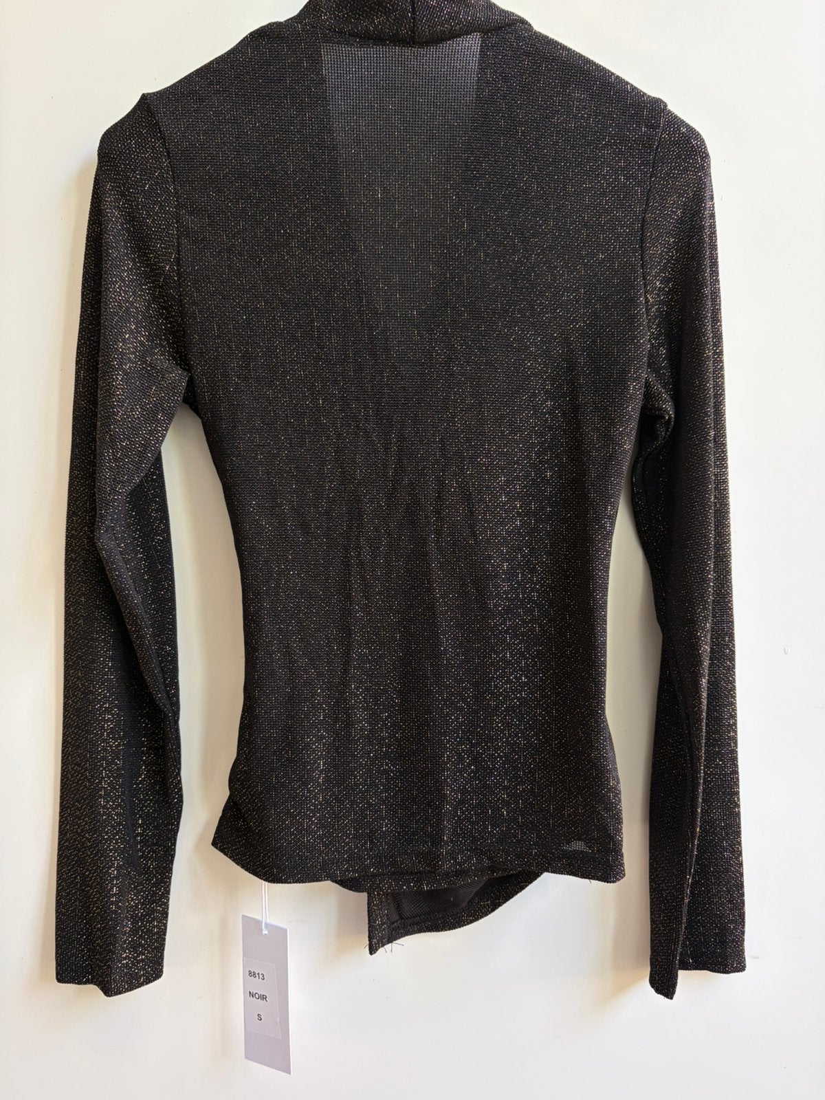 FEELKOO sparkling top zwart met gesp mt S, M en L, -, Verzenden, Nieuw, Lange mouw