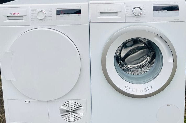 Mooie,Bosch Serie4 Wasmachine 8KG Warmtepompdroger 8KG A+++’, Witgoed en Apparatuur, 1200 tot 1600 toeren, 8 tot 10 kg, Energieklasse A of zuiniger