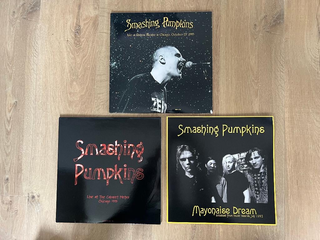3x Smashing Pumpkins Vinyl, Ophalen of Verzenden, Zo goed als nieuw, 12 inch, Poprock