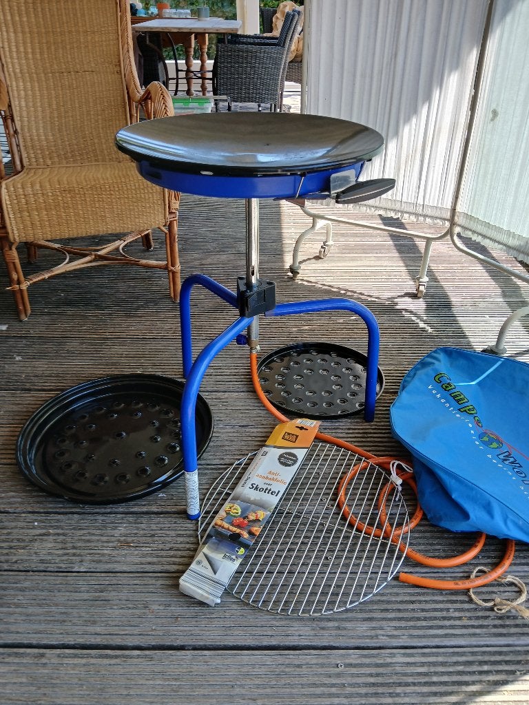 Skottelbraai, Caravans en Kamperen, Ophalen of Verzenden, Gebruikt