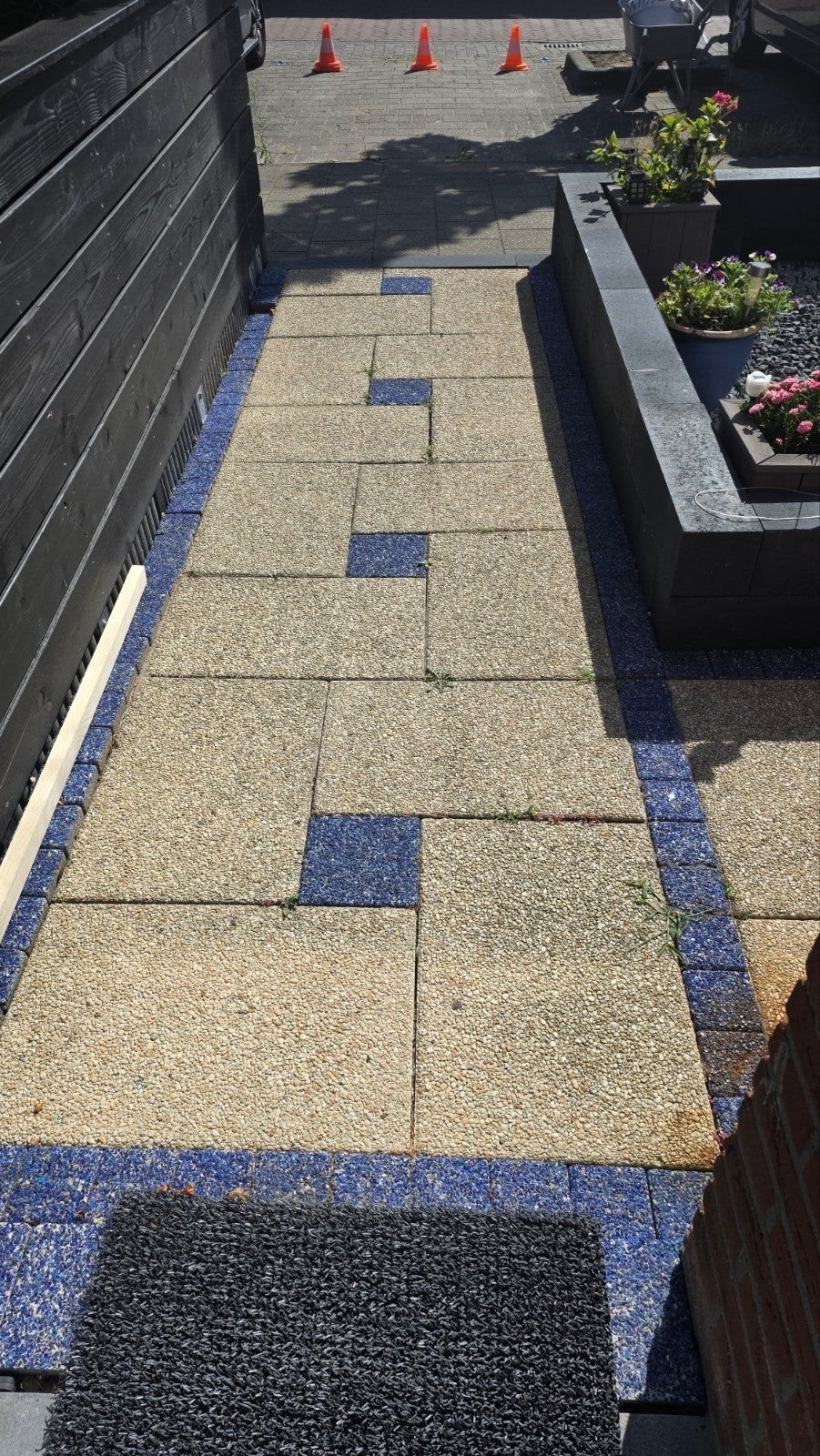 Grindtegels 60x40 cm - 21 stuks, Tuin en Terras, Ophalen, Gebruikt, 5 tot 10 m², Grind