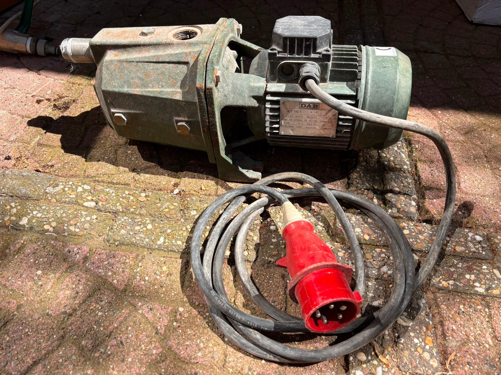Grondwater pomp, Ophalen, Zo goed als nieuw, Elektromotor