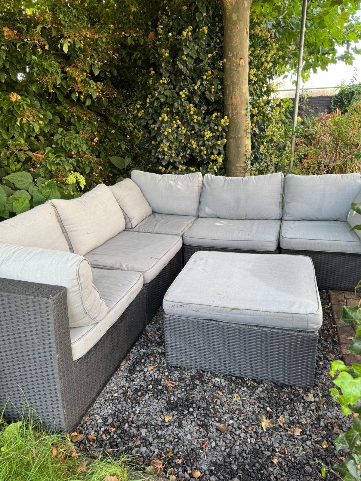 Loungebank tuinbank wicker GRATIS OPHALEN, Ophalen