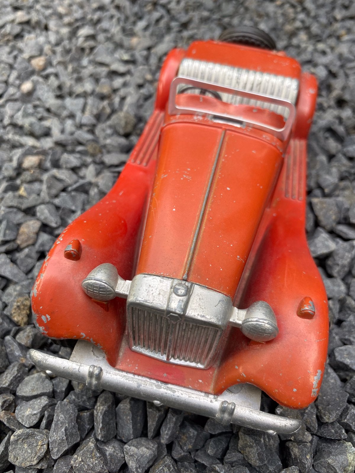 HUBLEY MG NR. 485 MG-TD ROADSTER VINTAGE SPEELGOEDAUTO, Ophalen of Verzenden