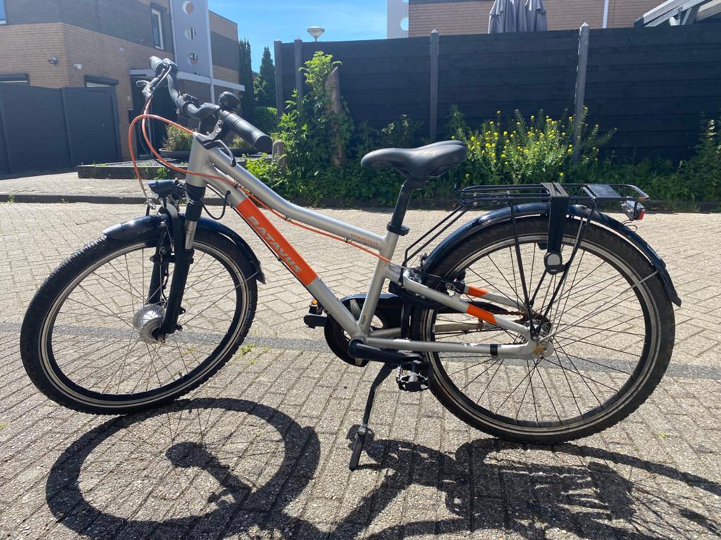 Batavus 24 inch, Fietsen en Brommers, Fietsen | Jongens, Gebruikt, 24 inch, Handrem, Terugtraprem, Ophalen