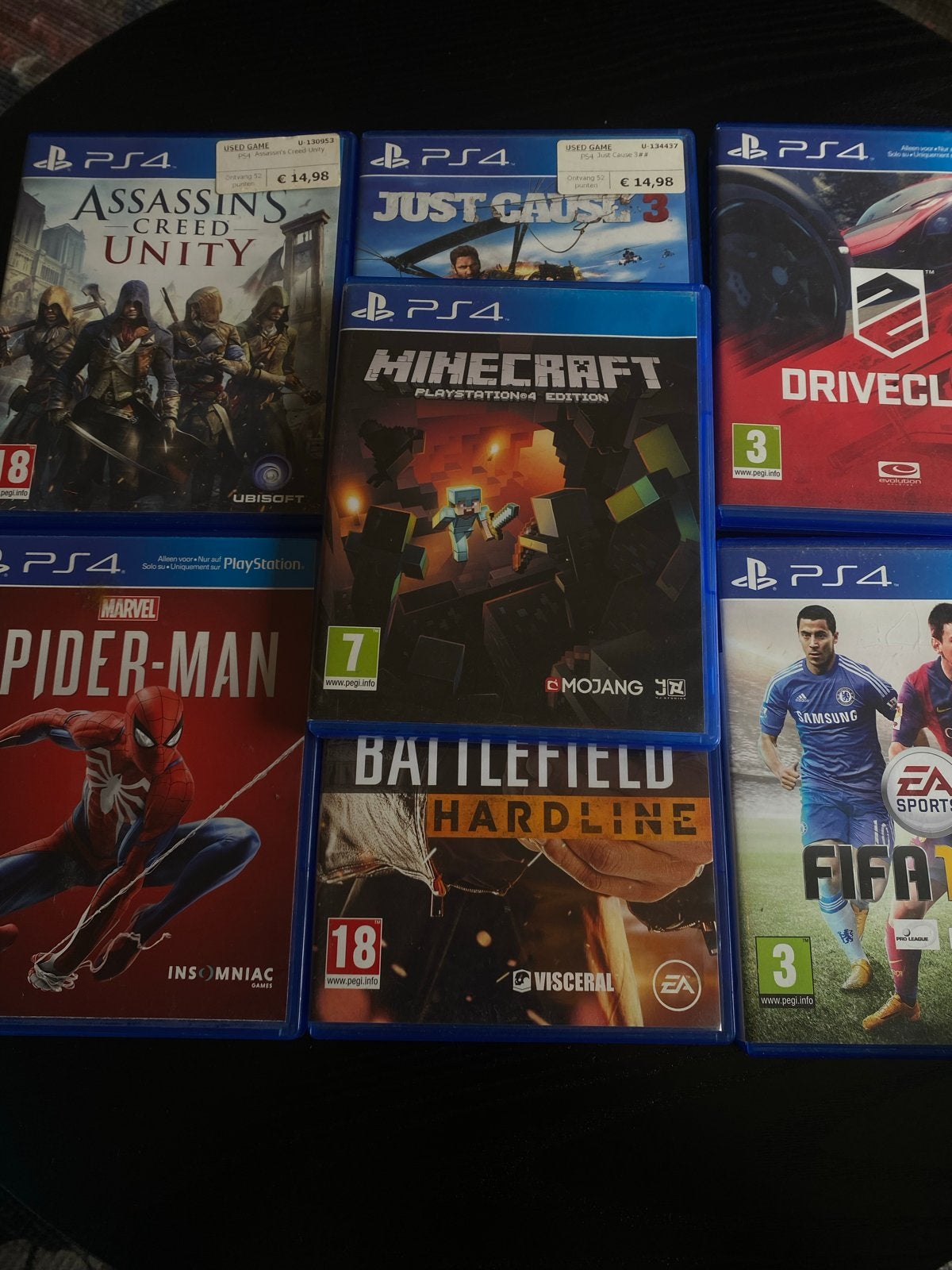 PS4 Games: Assassin's Creed, Minecraft, Spider-Man, en meer, Ophalen, Gebruikt, Overige genres, Eén computer