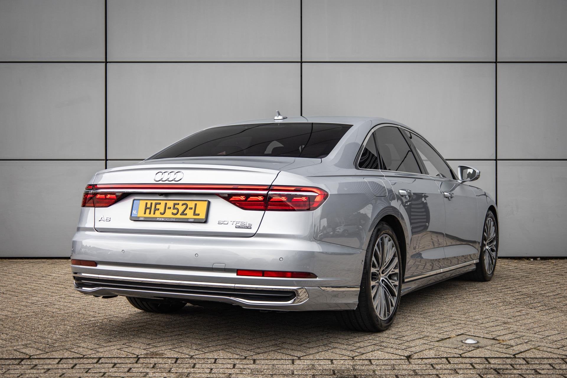 Audi A8 60 TFSIe 462pk quattro | 20" LMV | 360 Camera | Mass, Auto's, Automaat, Gebruikt, Euro 6, 2995 cc