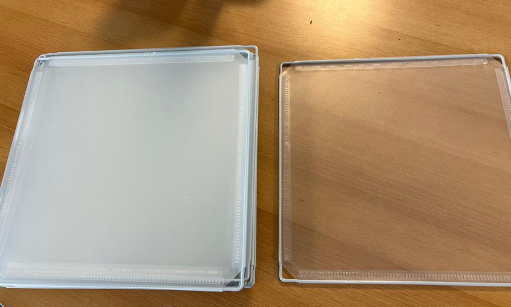 Transparante paneeltjes om een Cavia ren te maken 35x35 cm, Ophalen, Zo goed als nieuw, Overige typen