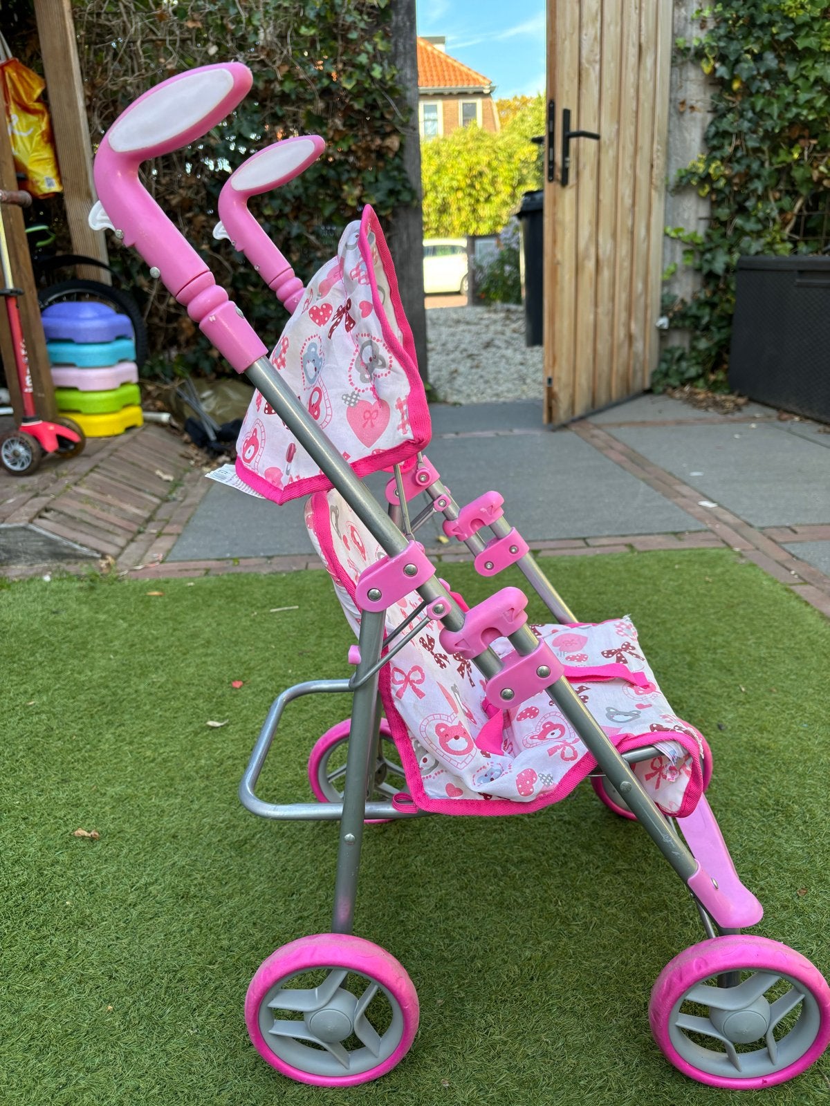 Roze poppenwagen GRATIS, Ophalen, Gebruikt, Overige typen
