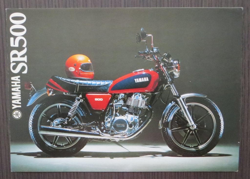 Folder Yamaha SR 500 - 1979 - 4 blz (Nederlands), Motoren, Verzenden, Yamaha
