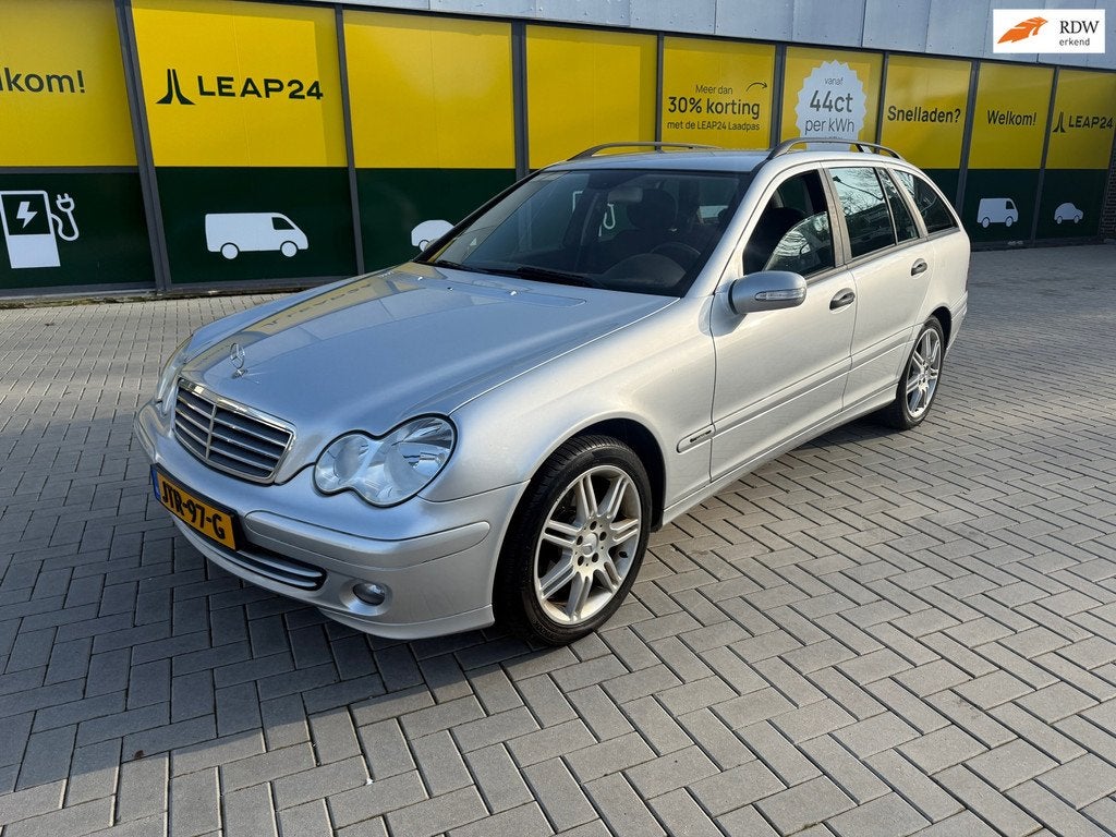Mercedes-Benz C-klasse Combi 180 K. Elegance *NWE APK* LPG, Auto's, Mercedes-Benz, Achterwielaandrijving, Gebruikt, 1796 cc, Handgeschakeld