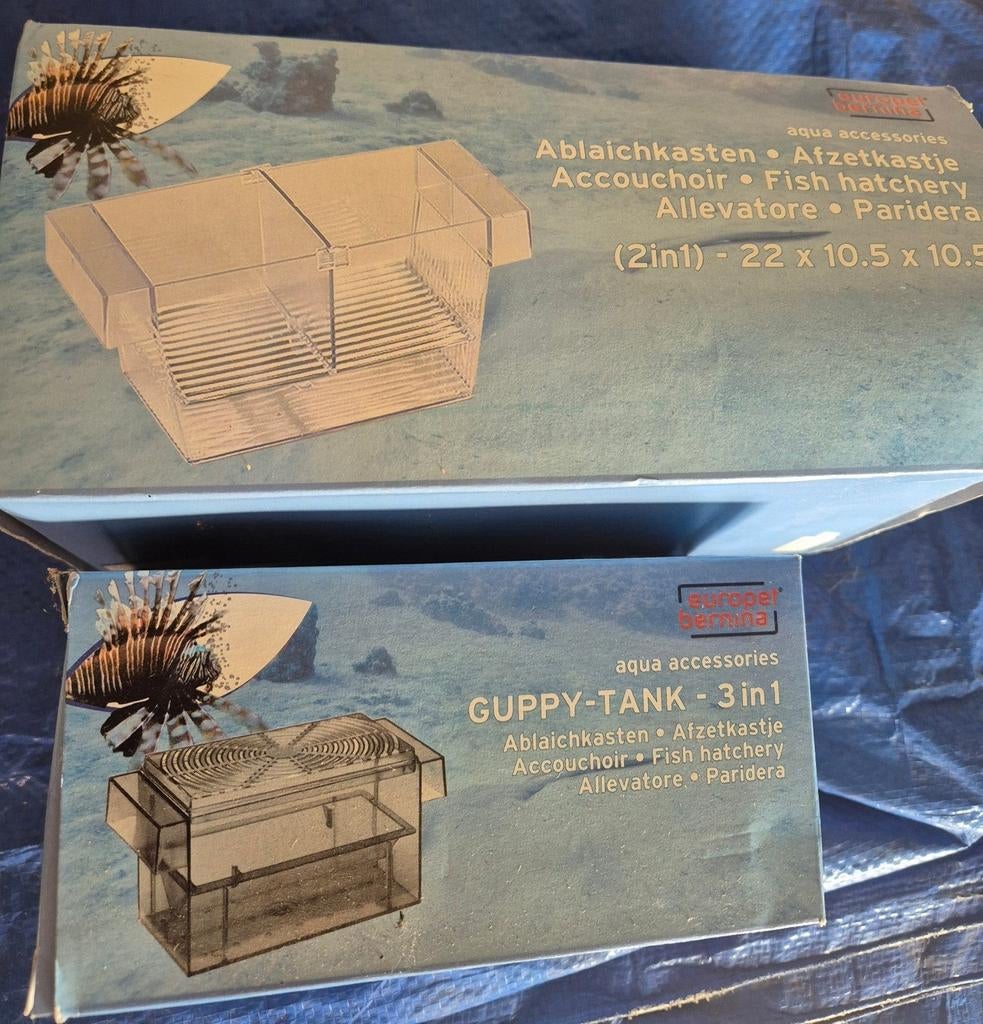 Aquarium guppy tank, Ophalen, Zo goed als nieuw