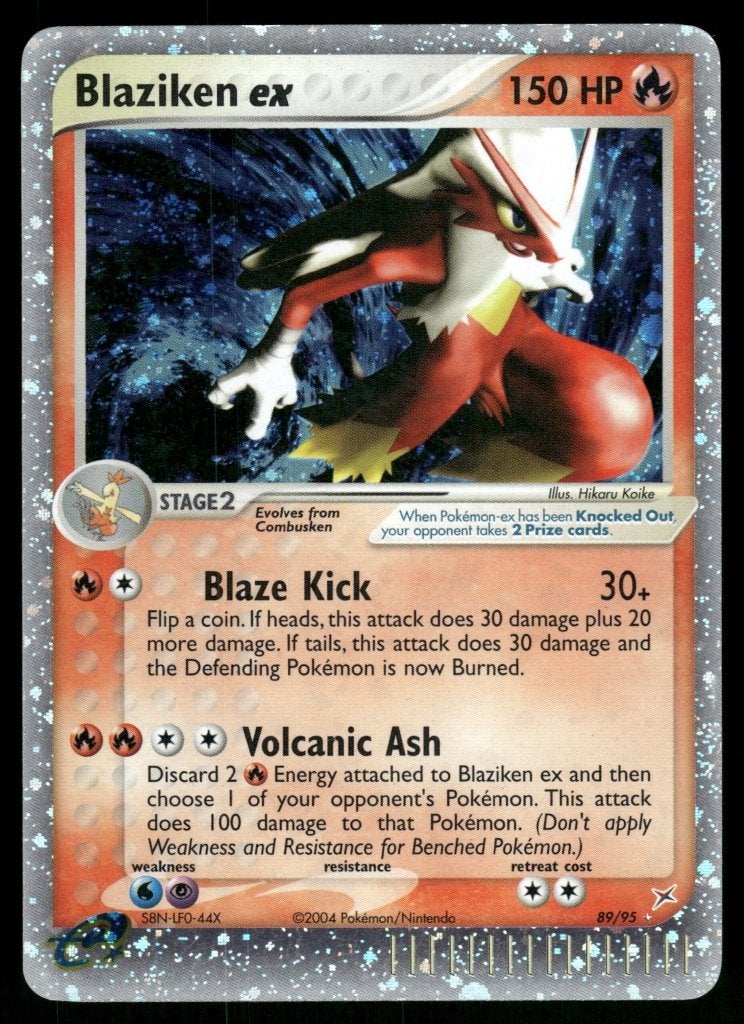 Blaziken ex 89/95 - Team Magma vs Team Aqua, Verzenden, Gebruikt