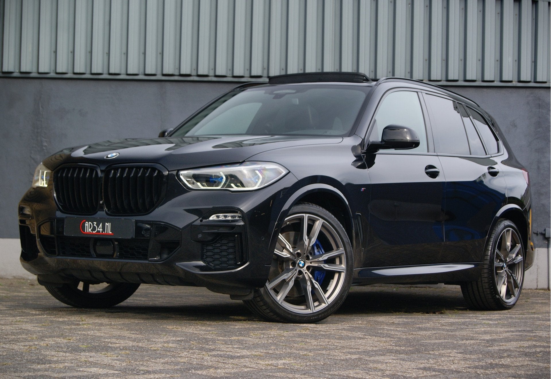 BMW X5 M50d 400PK High Executive Shadow Vol! 4WB/Laser/Harma, Auto's, Gebruikt, 2993 cc, Verwarmde buitenspiegels, Zwart