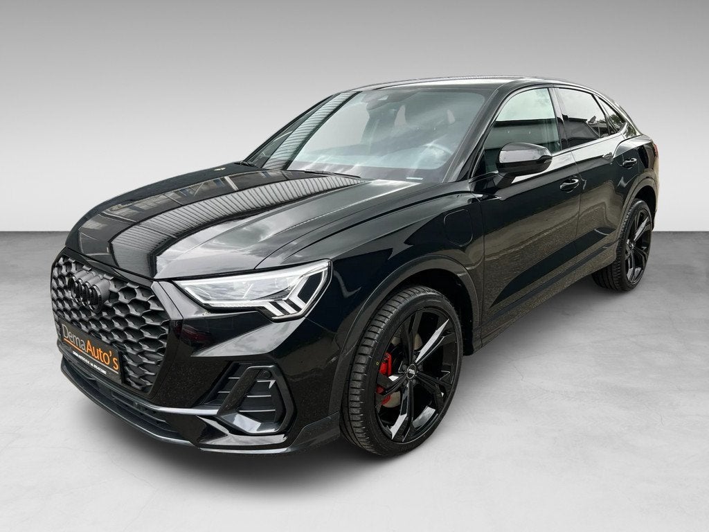 Audi Q3 Sportback 45 TFSI e S-LINE BLACK-LINE 20''SOH-TEST/S, Stof, Gebruikt, Euro 6, Zwart