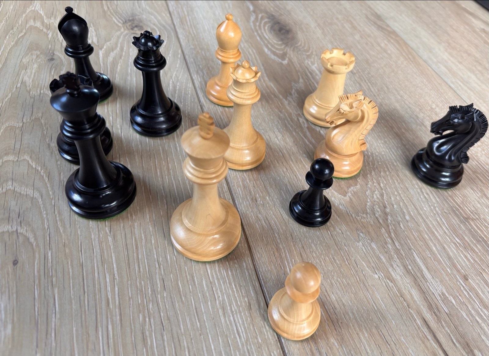 Luxe Schaakstukken Sinquefield Cup, Ophalen, Minder dan 500 stukjes, Zo goed als nieuw, Schaken