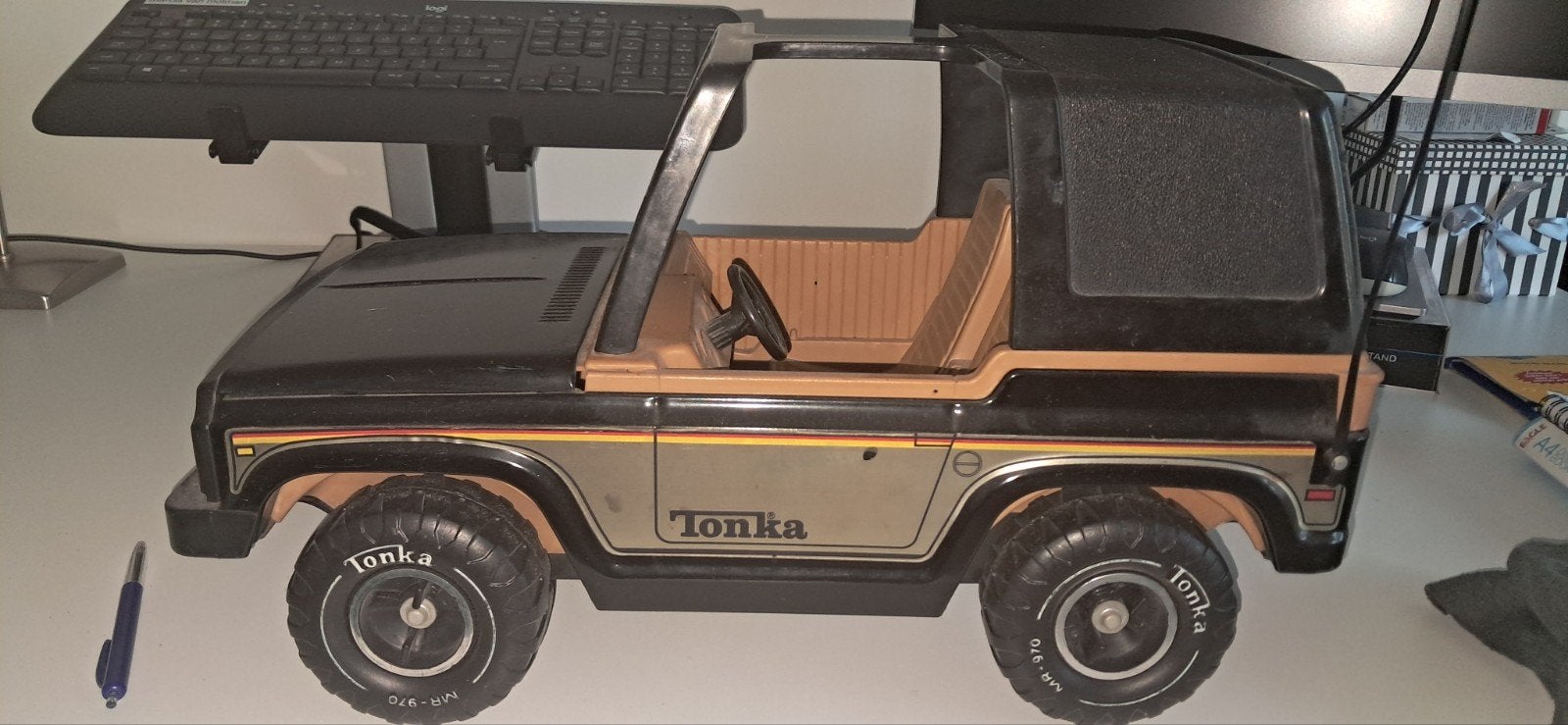 Vintage Tonka Jeep/Bronco MR-970 – Origineel – Jaren '70/'80, Ophalen, Gebruikt, Overige merken