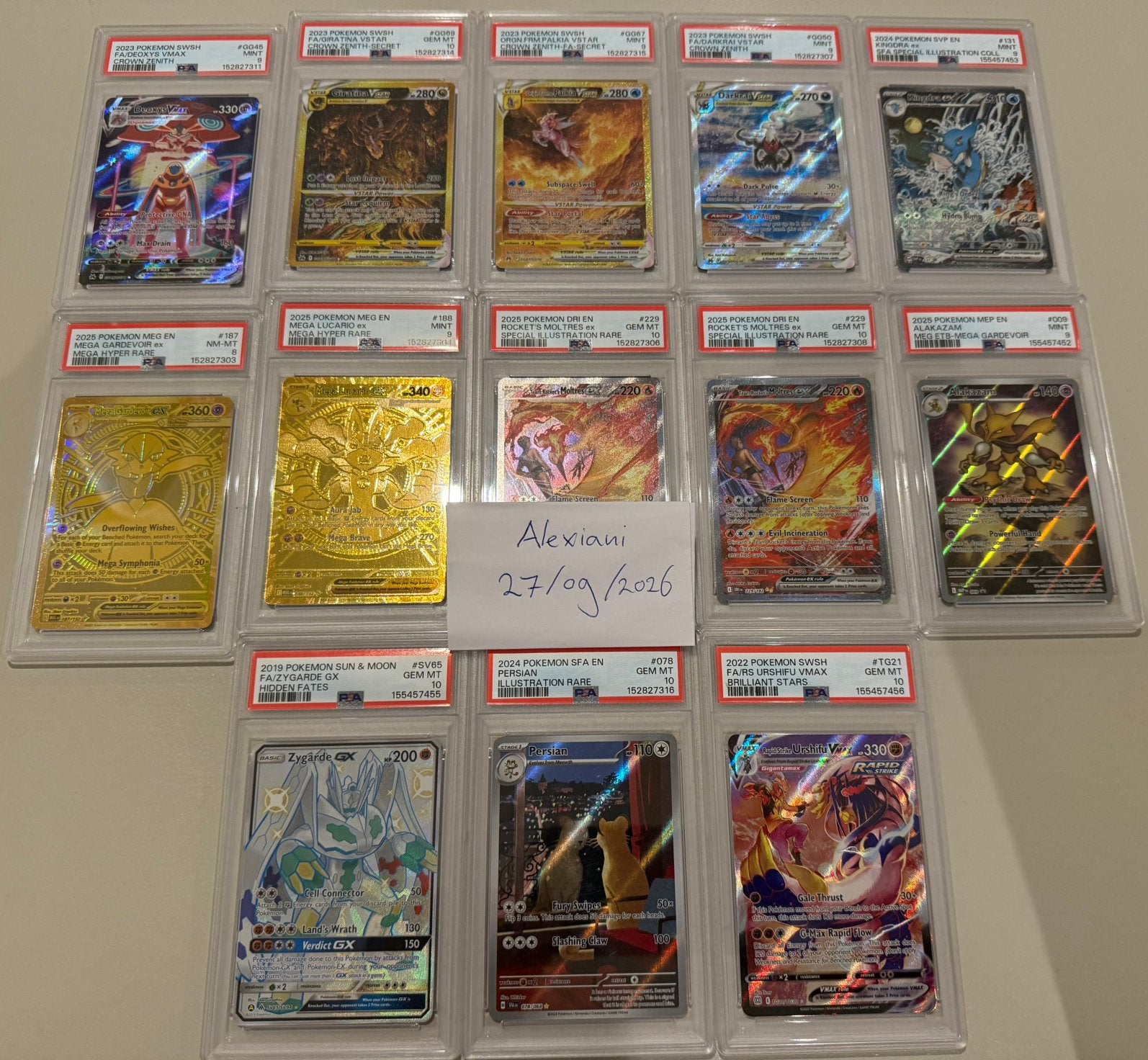 Diverse PSA Graded Pokémon Kaarten, Ophalen, Zo goed als nieuw