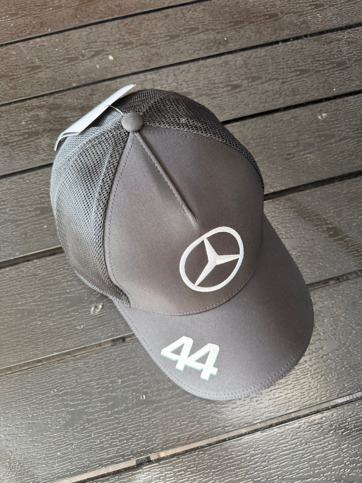 Mercedes-AMG F1 Lewis Hamilton Trucker Cap Zwart, Ophalen of Verzenden, Nieuw