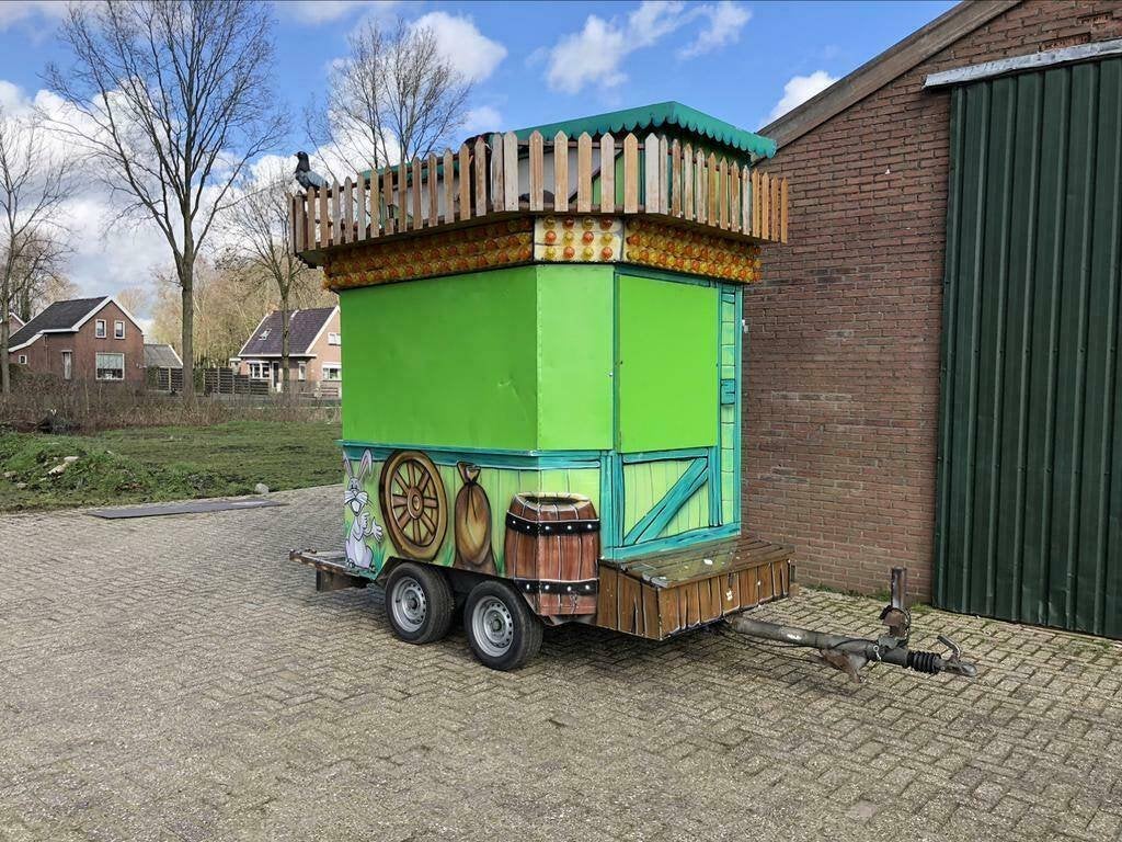aanhangwagen voor onderdelen, Ophalen, Gebruikt