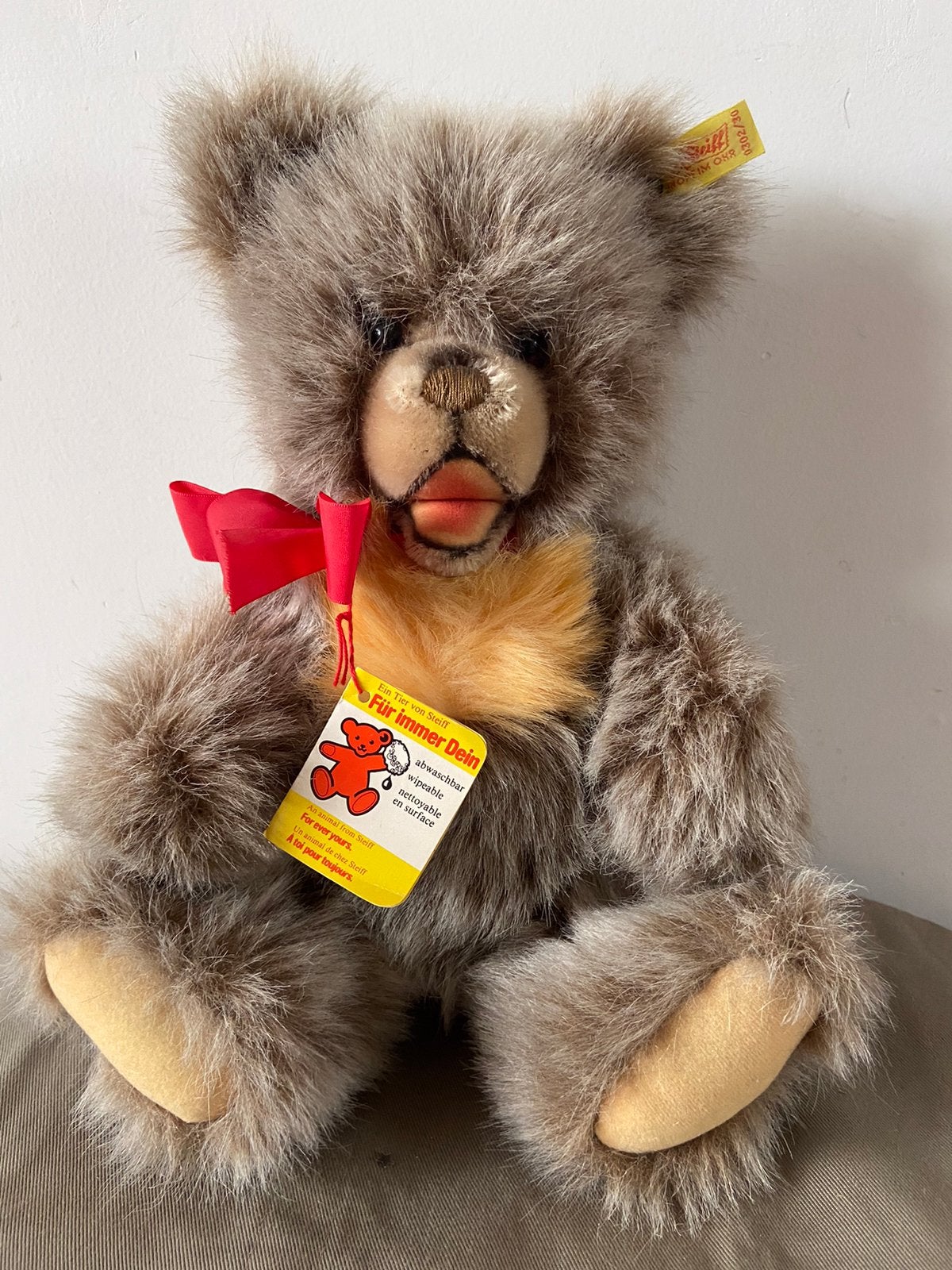 Steiff Teddybeer Zotty, 0302/30, nieuw!, Ophalen of Verzenden, Nieuw, Stoffen beer, Steiff