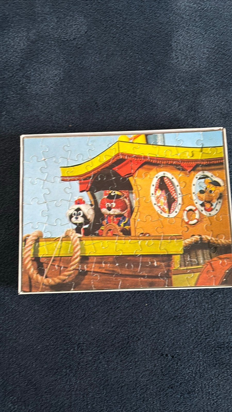 Vintage Bereboot Puzzel - Max Appelboom Producties 1975, Ophalen of Verzenden, Meer dan 50 stukjes, Gebruikt, 6 jaar of ouder