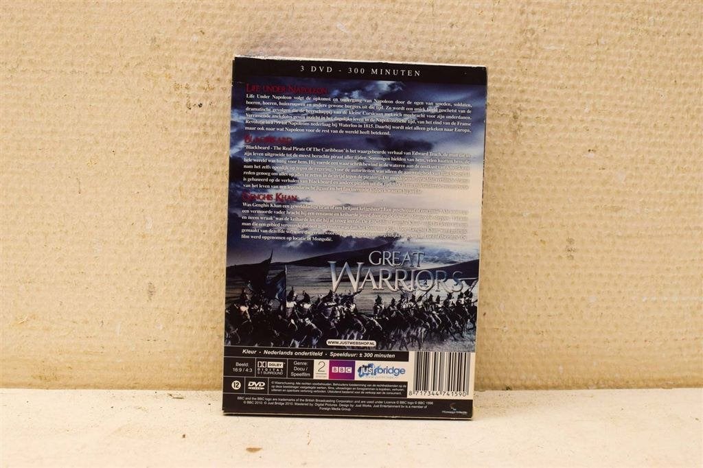 3 DVD box Great Warriors 48453, Ophalen of Verzenden, Gebruikt
