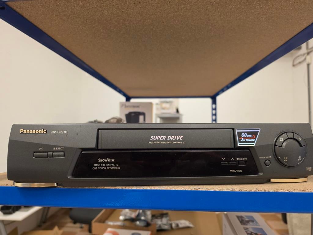 Panasonic NV-SJ210EG-K videorecorder, werkend, Audio, Tv en Foto, Videospelers, Ophalen of Verzenden