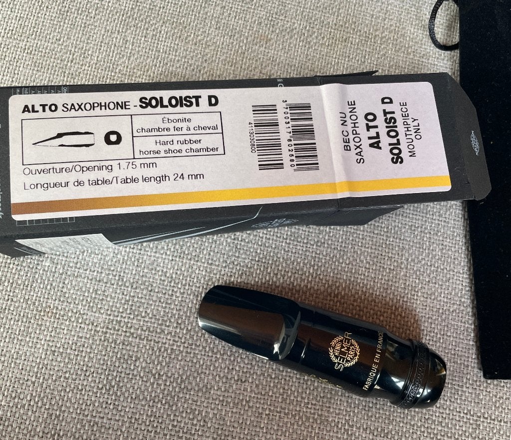 Mondstuk altsaxofoon Soloist D, Ophalen of Verzenden, Zo goed als nieuw, Alt