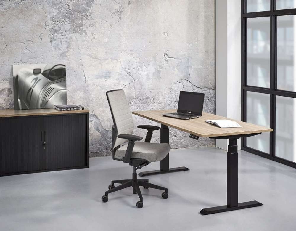 Ultra Bosch zit-sta bureau NPR1813 NEN527, Zit-sta bureau, Nieuw, Ophalen of Verzenden, Info@vstkantoormeubilair.nl