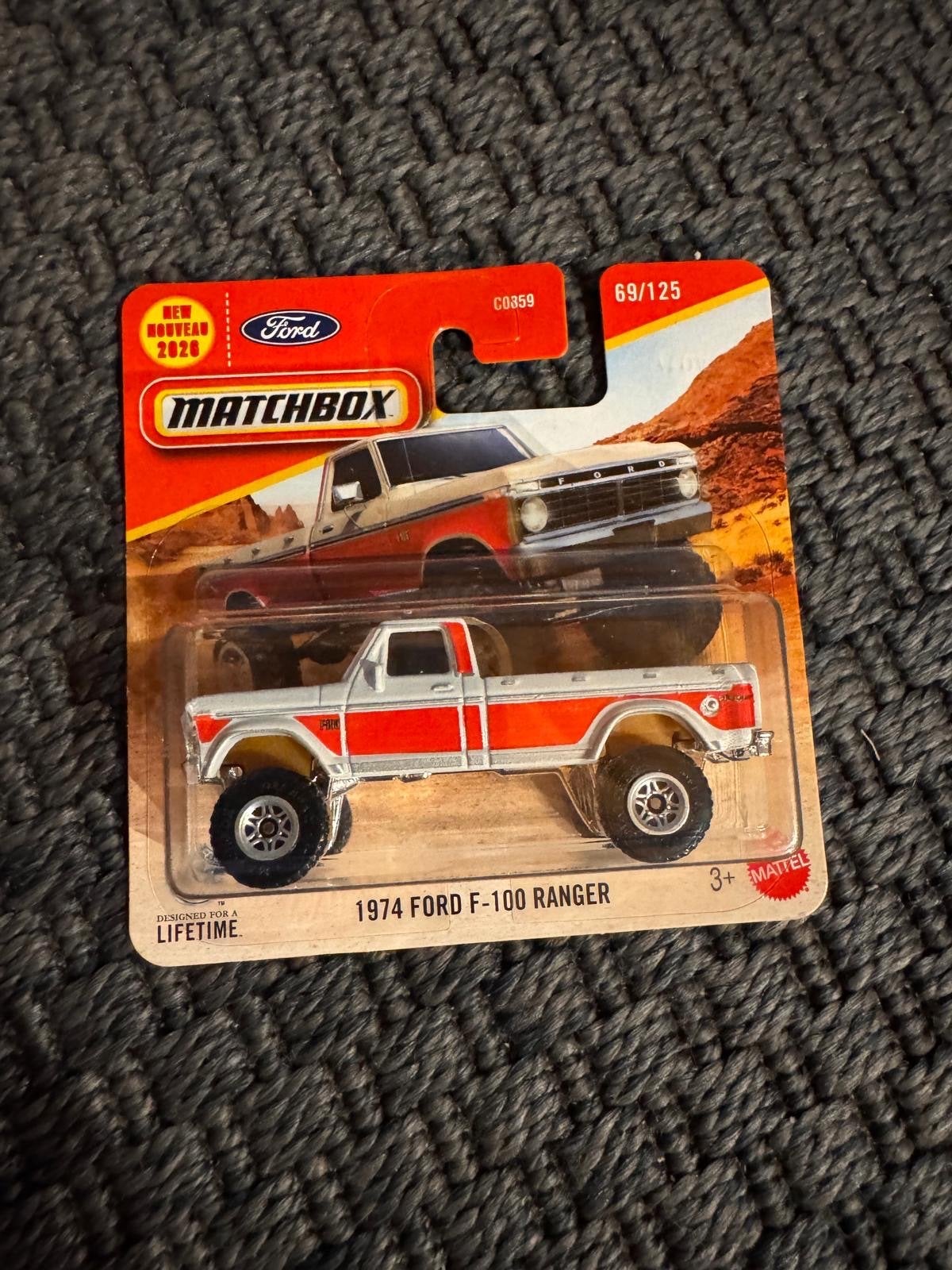 Matchbox 1974 Ford F-100 Ranger - Nieuw in verpakking, Overige merken, 1:50 of kleiner, Nieuw, Ophalen of Verzenden