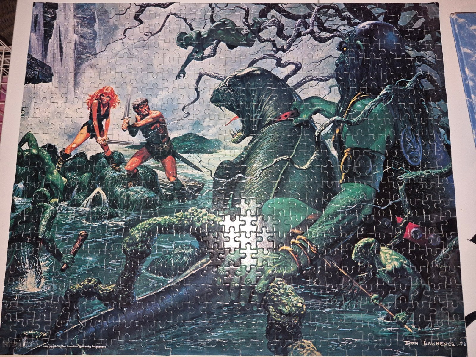 don lawrence puzzel gesigneerd (1x), Eén stripboek, Ophalen