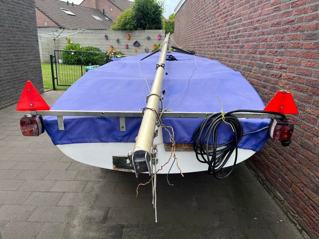 Zeilboot 420 met Trailer en Buitenboordmotor, Ophalen, Gebruikt, Overige typen, 3 tot 6 meter