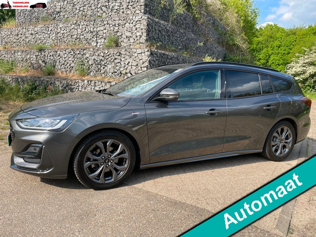 Ford Focus 1.0 EcoBoost Hybrid ST Line CarPlay Virtual Drive, Auto's, Ford, Stof, Gebruikt, Blauw, 19 km/l