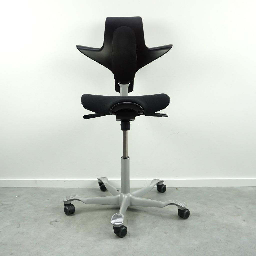 HAG Capisco Puls 8020 Bureaustoelen | Zadelzit | Zwart, Huis en Inrichting, Bureaustoelen, Gebruikt, -, Zwart, -