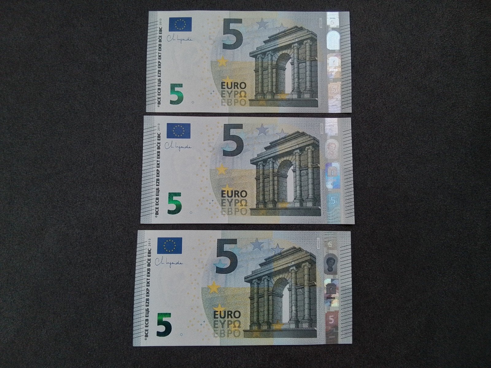 5 eurobiljet 2013 UNC spanje Portugal Frankrijk en meer kijk, Postzegels en Munten, Bankbiljetten | Europa | Eurobiljetten, Ophalen of Verzenden