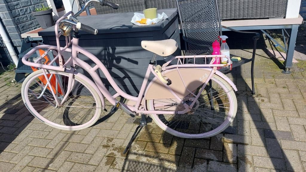 Roze meisjesfiets/damesfiets, Fietsen en Brommers, Fietsen | Dames | Damesfietsen, Ophalen of Verzenden, Gebruikt, Overige merken