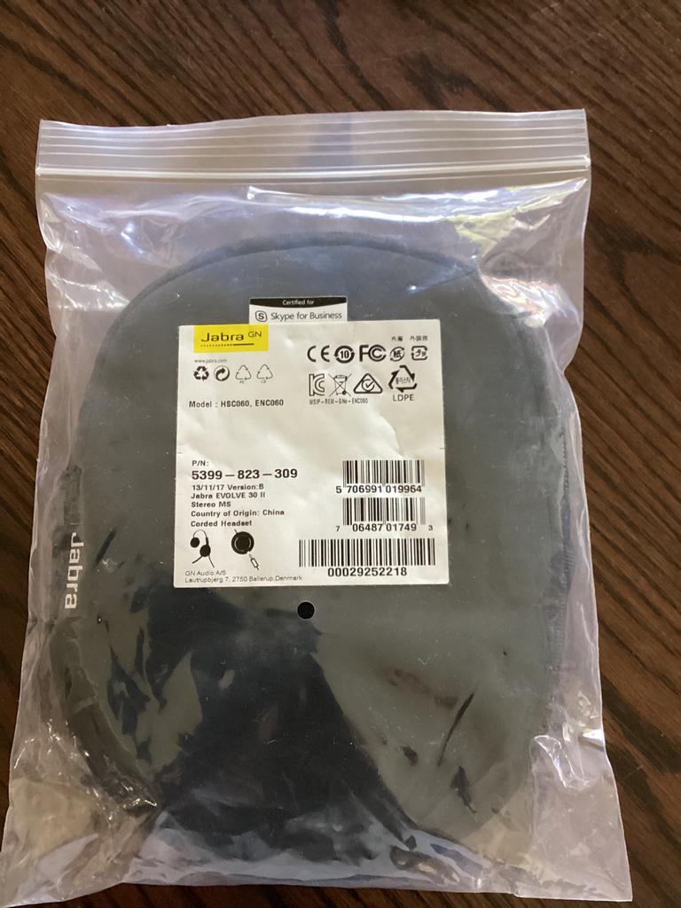 Jabra Evolve 30 ll Headset Quick Start Guide nieuw, Ophalen of Verzenden, Nieuw, Over-ear