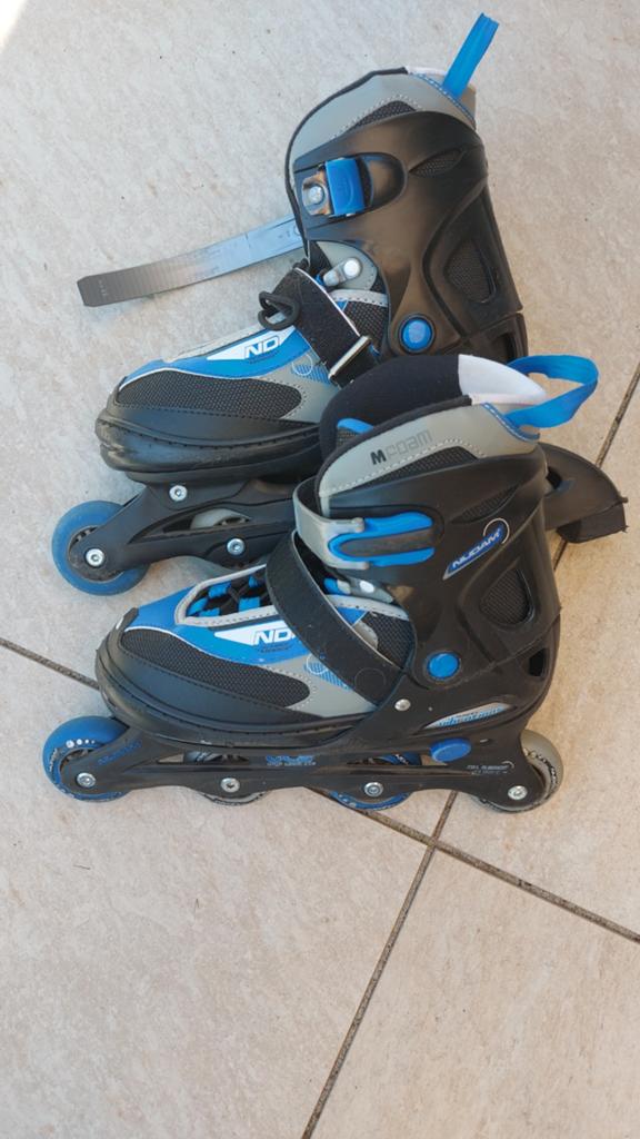 Nijdam inline-skates, verstelbaar 38 t/m 41., Sport en Fitness, Skeelers, Gebruikt, Inline skates 4 wielen, Overige merken, Dames