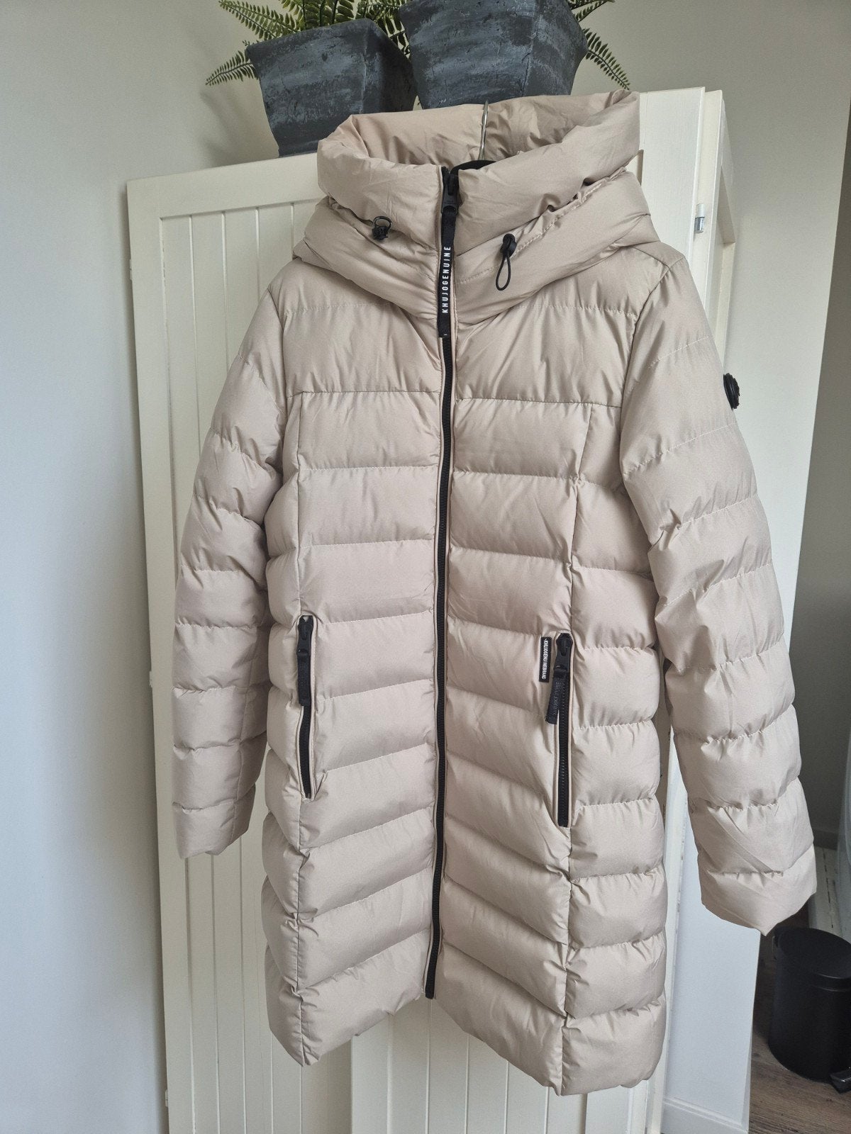 nieuwe KHUJO beige damesjas maat L, Ophalen, Beige, Maat 42/44 (L), Khujo