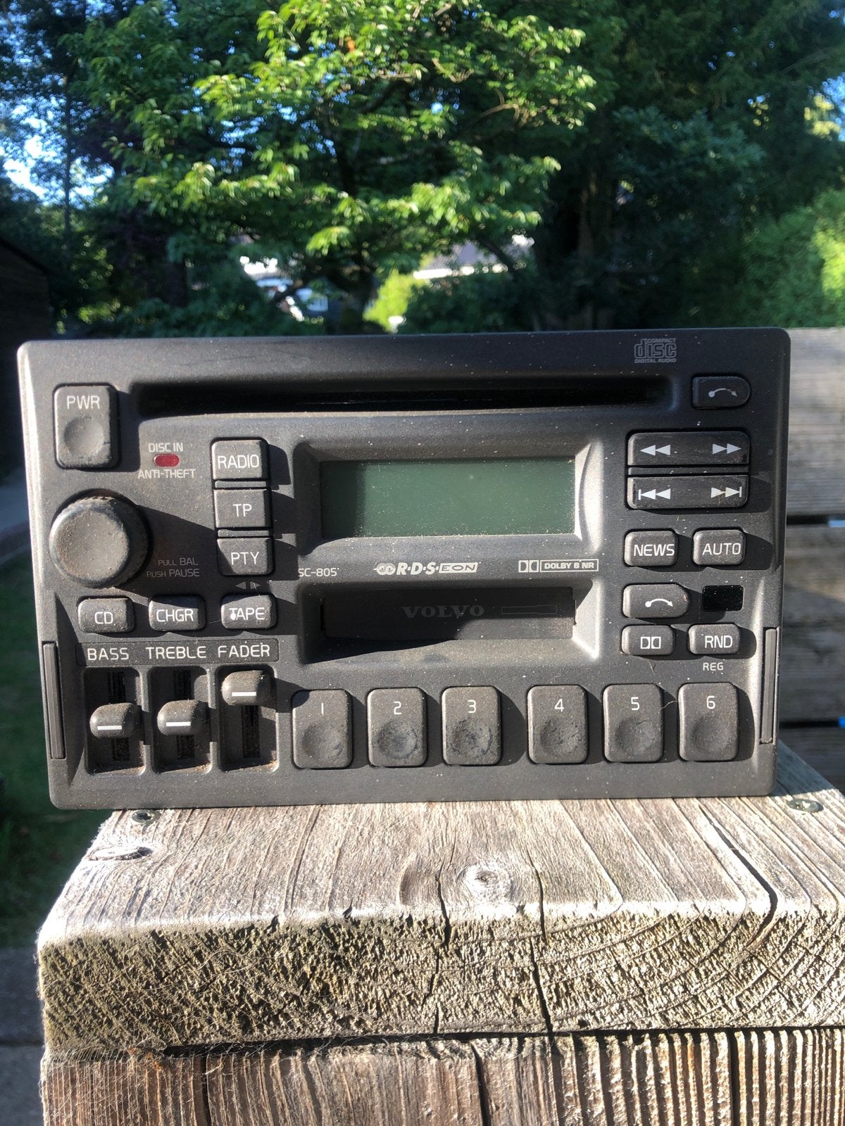Volvo SC-805 Autoradio met CD-speler, Ophalen, Gebruikt